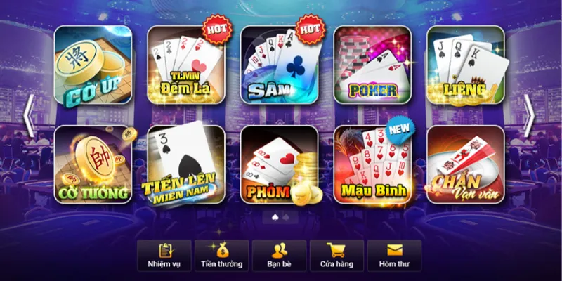 Các tiêu chuẩn để xếp hạng top 5 game bài ăn tiền