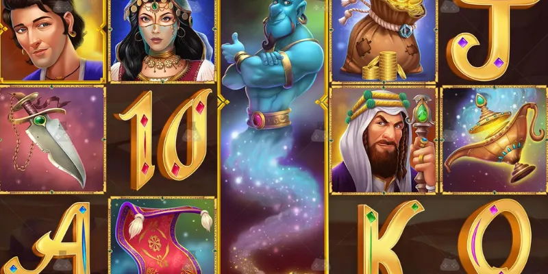 Tỷ lệ thưởng của các biểu tượng trong Aladdin Wishes