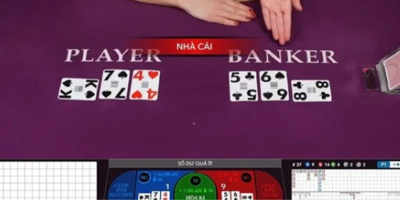 Cách xác định người thắng và tính điểm trong Baccarat